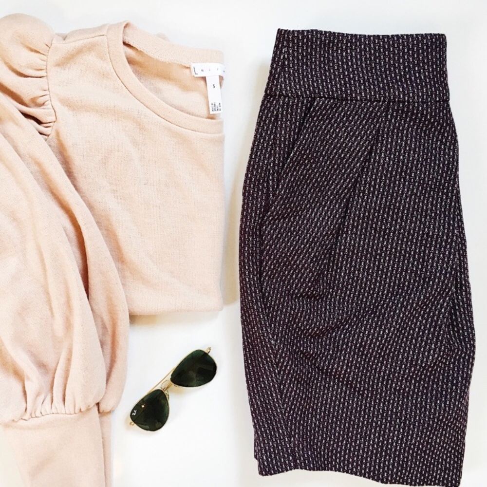 Brooklyn Industries Winter Wool Patterned Skirt - image 2